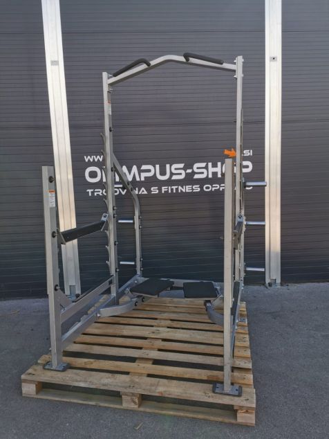 Hammer Strength Olympic Squat Rack Silver